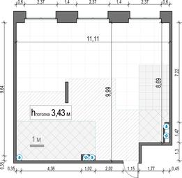 1-BD Apartment Sale, 105.7 sq. m. at Life Time, Sergeya Makeyeva Street, вл11/9с1-10, Moscow, Russia #3