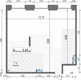 1-BD Apartment Sale, 105.7 sq. m. at Life Time, Sergeya Makeyeva Street, вл11/9с1-10, Moscow, Russia #3