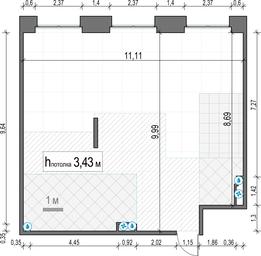1-BD Apartment Sale, 105.3 sq. m. at Life Time, Sergeya Makeyeva Street, вл11/9с1-10, Moscow, Russia #3
