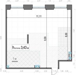 1-BD Apartment Sale, 105.3 sq. m. at Life Time, Sergeya Makeyeva Street, вл11/9с1-10, Moscow, Russia #2