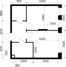 Apartment Sale, 37.7 sq. m. at Peredelkino Blizhnee, Korneya Chukovskogo Street, 1, Vnukovskoye Settlement, Moscow, Russia #3