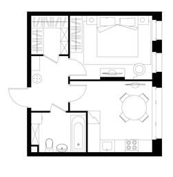 Apartment Sale, 37.7 sq. m. at Peredelkino Blizhnee, Korneya Chukovskogo Street, 1, Vnukovskoye Settlement, Moscow, Russia #4