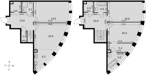 4-BD Apartment Sale, 126.9 sq. m. at Sydney City, Shenogina Street, 2, Moscow, Russia #4