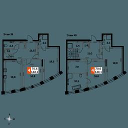 4-BD Apartment Sale, 148平方米 at Sydney City, Shenogina Street, 2, Moscow, Russia #2 4-BD Apartment Sale, 148平方米 at Sydney City, Shenogina Street, 2, Moscow, Russia #2