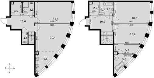 4-BD Apartment Sale, 126.9 sq. m. at Sydney City, Shenogina Street, 2, Moscow, Russia #4