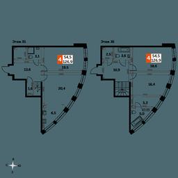 4-BD Apartment Sale, 126.9 sq. m. at Sydney City, Shenogina Street, 2, Moscow, Russia #2
