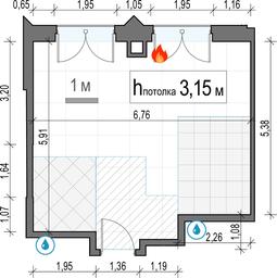 1-BD Apartment Sale, 39.3 sq. m. at Dostizhenie, Akademika Korolyova Street, 21, Moscow, Russia #4