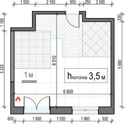 1-BD Apartment Sale, 41.3平方米 at Dostizhenie, Akademika Korolyova Street, 21, Moscow, Russia #2