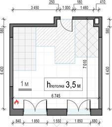 1-BD Apartment Sale, 44.7 sq. m. at Dostizhenie, Akademika Korolyova Street, 21, Moscow, Russia #2