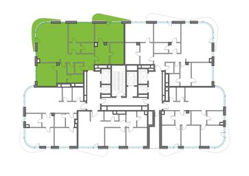 2-BD Apartment Sale, 162.7平方米 at Lavrushinskiy, Lavrushinsky Lane, 11к1, Moscow, Russia #4