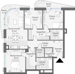 1-BD Apartment Sale, 120.3 sq. m. at Lavrushinskiy, Lavrushinsky Lane, 11к1, Moscow, Russia #2
