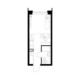 Apartment Sale, 20.49平方米 at Businovskiy Park, Izhorskaya Street, 6с5, Moscow, Russia #4