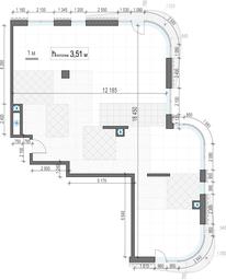 2-BD Apartment Sale, 171.2 sq. m. at Lavrushinskiy, Lavrushinsky Lane, 11к1, Moscow, Russia #2 2-BD Apartment Sale, 171.2 sq. m. at Lavrushinskiy, Lavrushinsky Lane, 11к1, Moscow, Russia #2