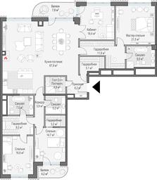5-BD Apartment Sale, 204.9平方米 at Lavrushinskiy, Lavrushinsky Lane, 11к1, Moscow, Russia #2 5-BD Apartment Sale, 204.9平方米 at Lavrushinskiy, Lavrushinsky Lane, 11к1, Moscow, Russia #2