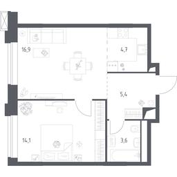Apartment Sale, 44.92 sq. m. at Vereiskaya 41, Vereyskaya Street, 41, Moscow, Russia #2 Apartment Sale, 44.92 sq. m. at Vereiskaya 41, Vereyskaya Street, 41, Moscow, Russia #2