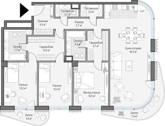 2-BD Apartment Sale, 143.3 sq. m. at Lavrushinskiy, Lavrushinsky Lane, 11к1, Moscow, Russia #2